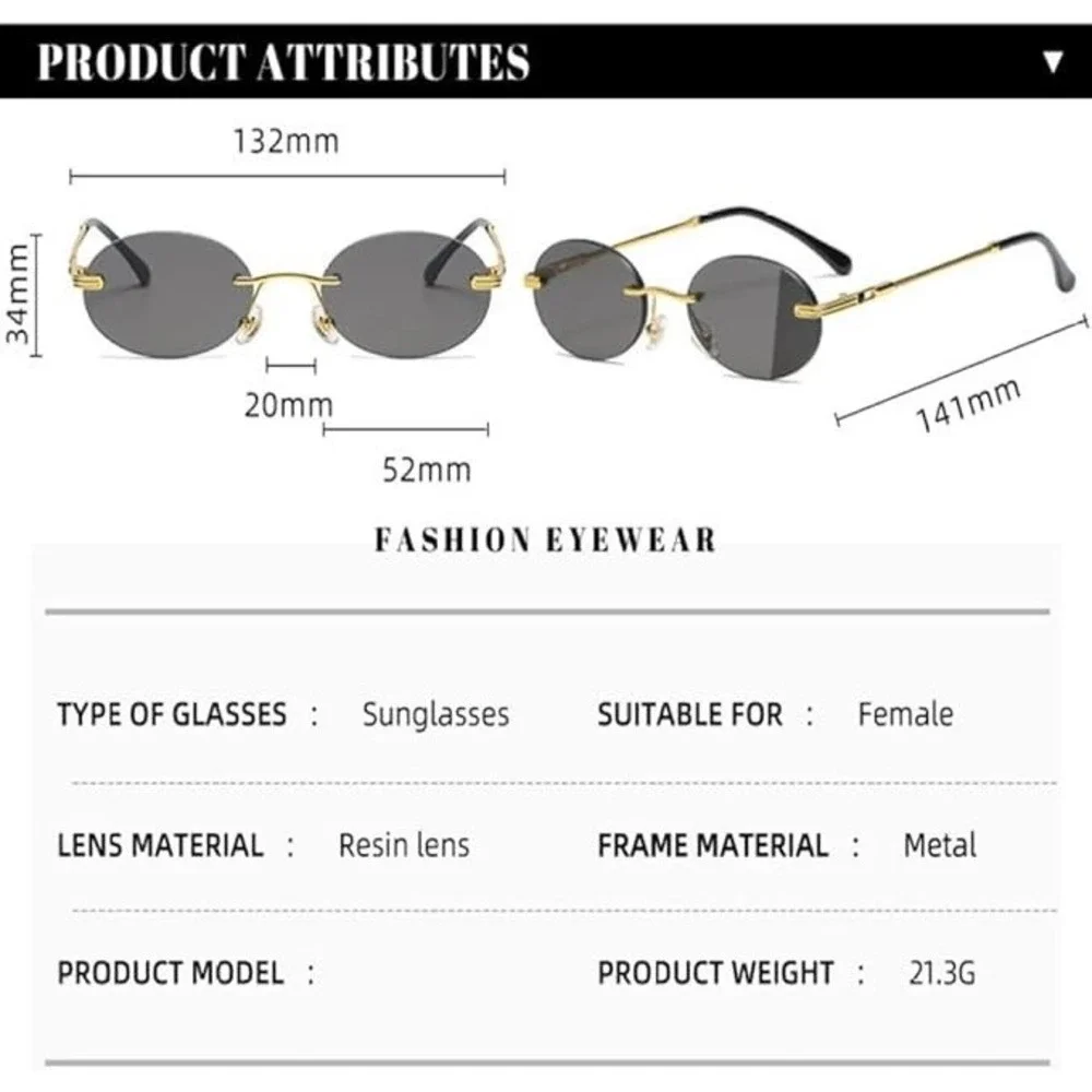 Sunglasses Classic Silhouette Men Shades Sleek Minimalist Design‎ Gold Hip Hop